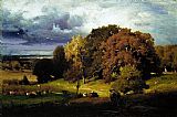 Autumn Oaks by George Inness